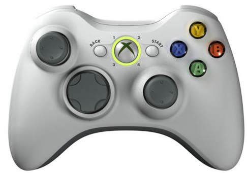 Control Xbox 360 color blanco